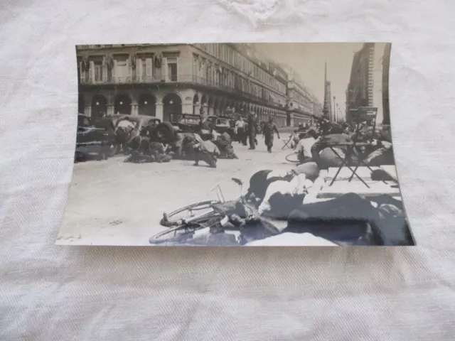 Ancienne Photo De Presse Wwii Liberation De Paris Vers 1970