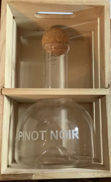 Wine Bar Decanter By Artland Pinot Noir With Wood Crate Box