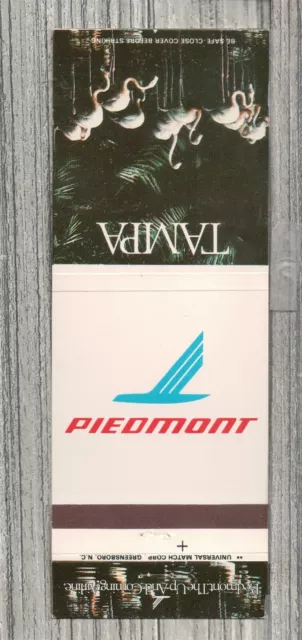 Matchbook Cover-Piedmont The Up and Coming Airlines-9813