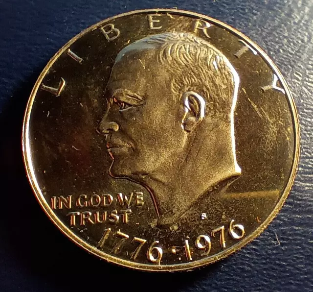 ESTATE FIND 1976 - S PROOF CLAD Eisenhower Dollar!!  #K13968