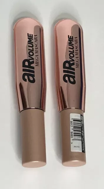 2x L’oreal Paris Air Volume Mega Mascara BLACK! 2x 9ml!!100% ORIGINAL!!NEU!!!