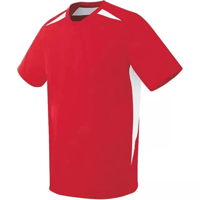 Augusta Sportswear Adult Unisex Hawk Size Large Red White Soccer Jersey New