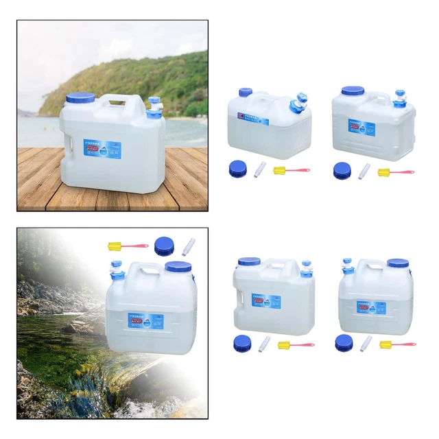 Seau De Stockage D'eau Extérieur Avec Robinet Pour Lavage De Maison Et
