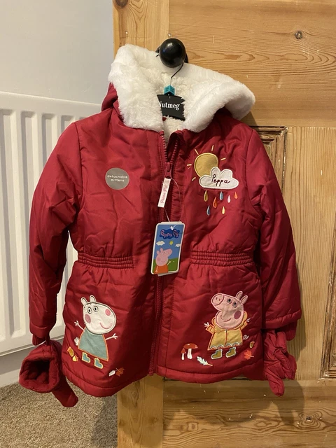 Nutmeg peppa pig coat hotsell