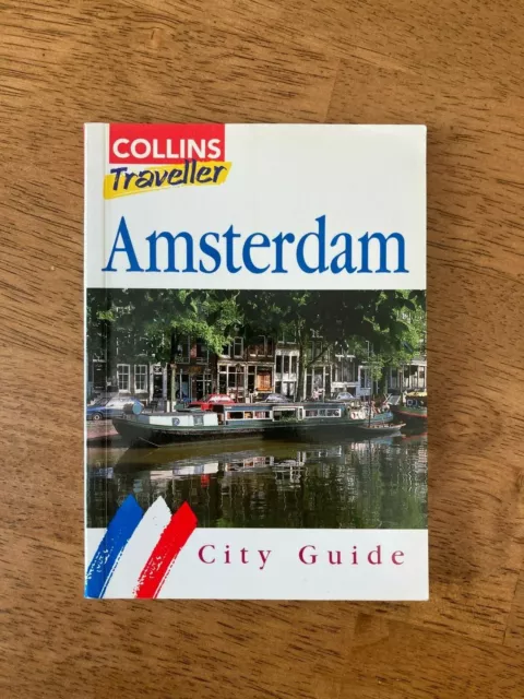 Amsterdam Pocket City Guide by Collins Traveller 1990 Color Paperback
