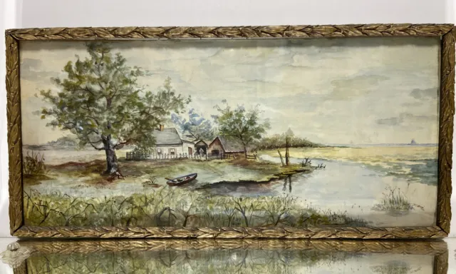 VTG. Late 19th C. Early 20th C. Watercolour English Landscape