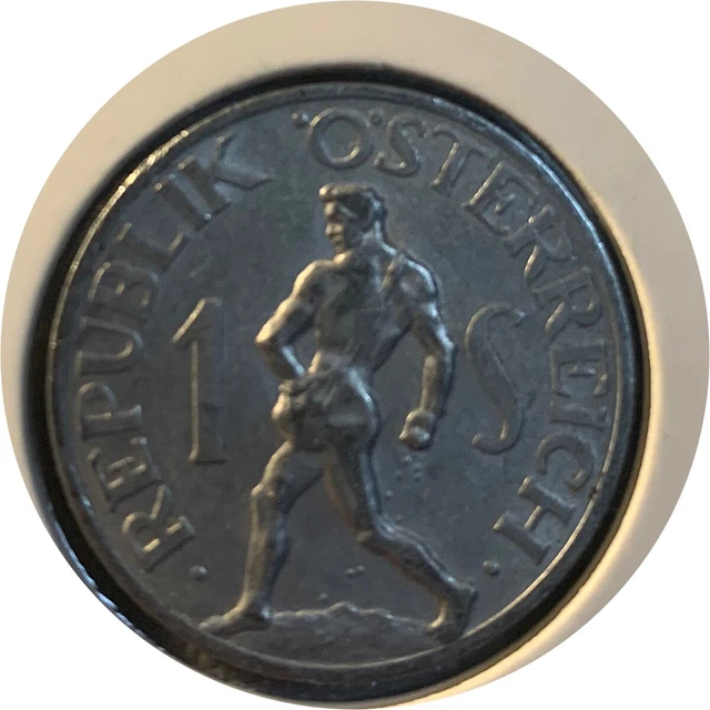 1952 AUSTRIA Aluminum Coin - 2 Groschen  VF Nice Coin
