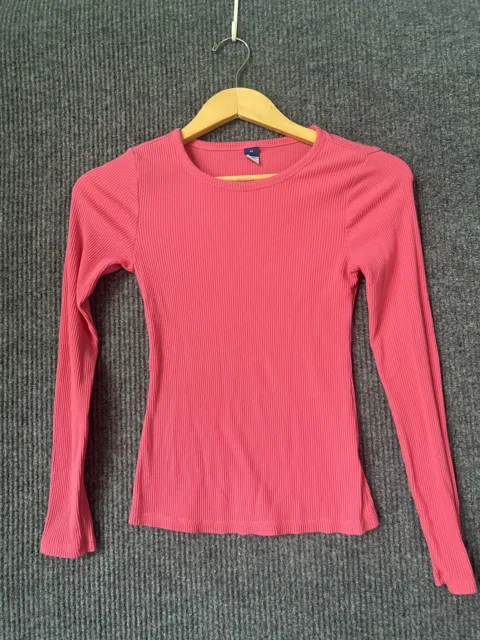 Old Navy Pink Long Sleeve Girls Shirt Tops XS