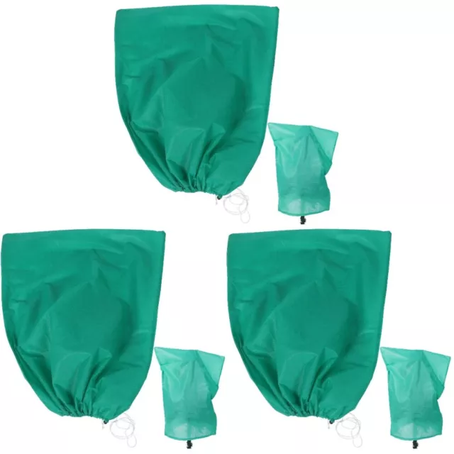 3 Pieces Birds Netting Fruit Bags Frost-proof Plant Cold Protection