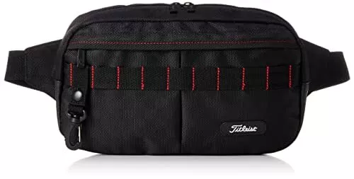 Titleist Men's City Active Waist Bag AJWB02 Black free Shipping from Japan