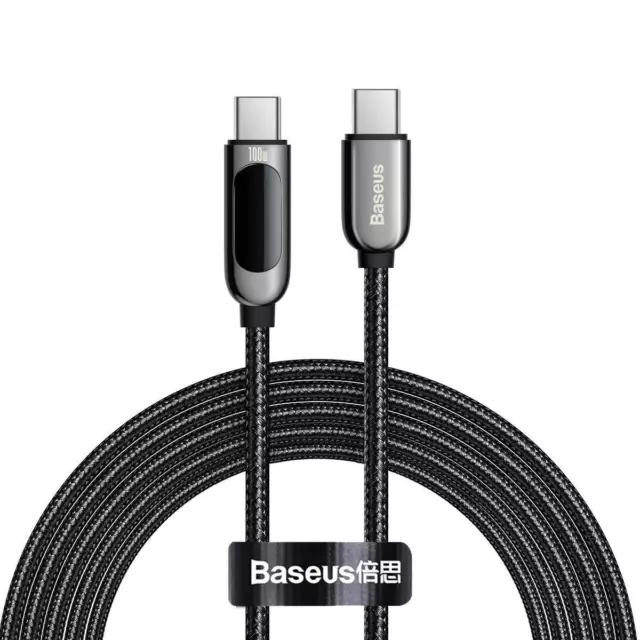 Baseus - Câble USB-C vers USB-C et Prise carré Lenovo 100W Nylon