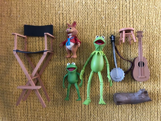 Diamond Select Muppets Kermit the Frog Robin Bean Bunny Figure Mint DST Complete