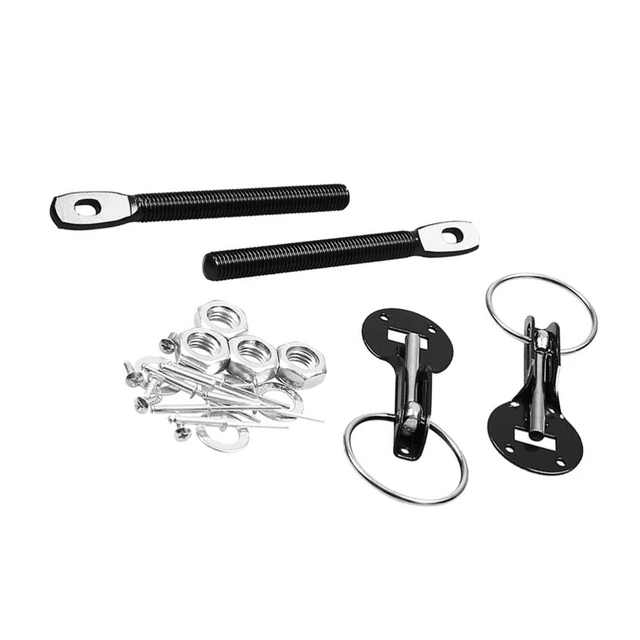 Kit Alzatore Cofano Auto Universale - Distanziatori In Alluminio Viola