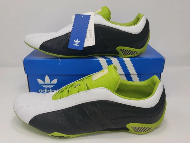 NIB ADIDAS RACER Trefoil Goodyear Shoes Mens Sz 11 043442 white