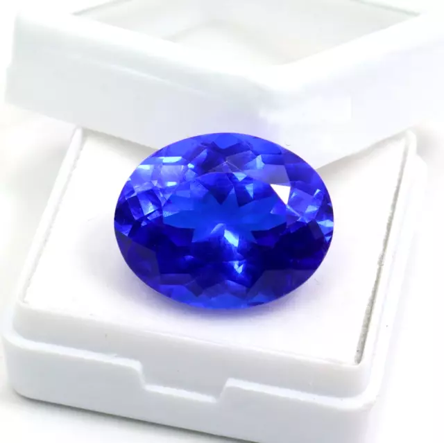 16.00 Ct GIE Certified Natural Rare Mogok Blue Spinel Oval Cut Loose Gemstone