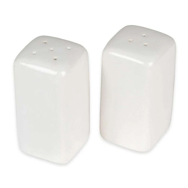 American Metalcraft CSPS3 2 1/2 oz Salt & Pepper Shaker Set, Square 2/PK