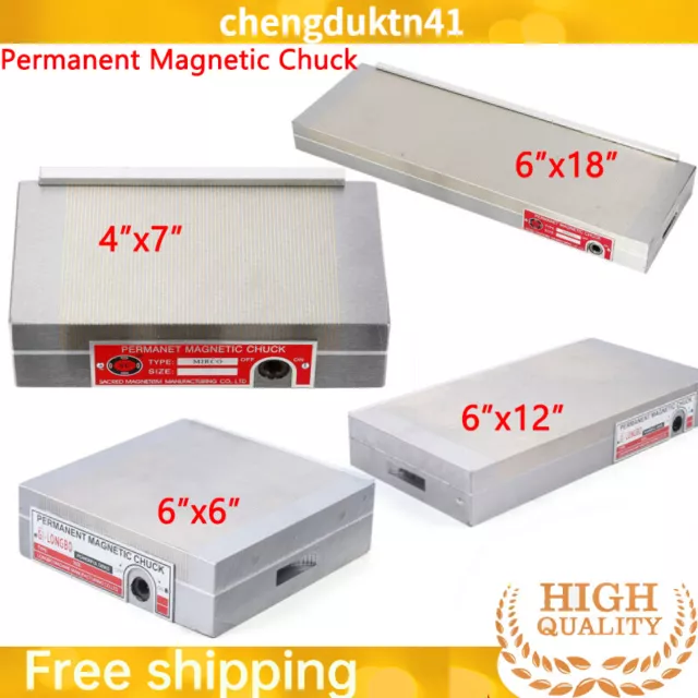 Permanent Magnetic Chuck Fine Pole Magnetic Chuck 4X7 5X10 6X12~6X18 100N-120N