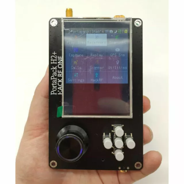 PORTAPACK H2 USA For HACKRF ONE SDR 0.5ppm TCXO 2100mAh Battery 3.2" Touch LCD