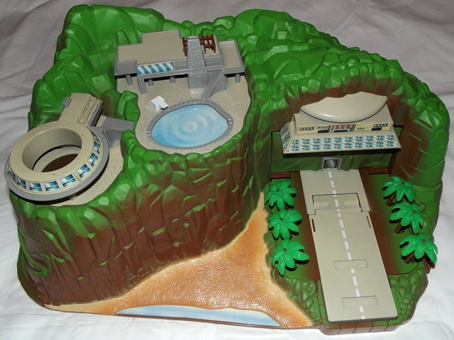 Thunderbirds Original 1999 Carlton Tracy Island With Working Electronic Sounds.