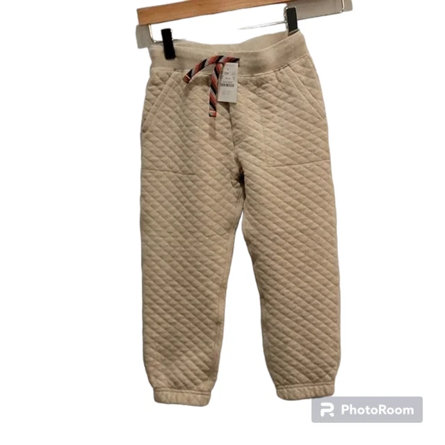 NWT Crewcuts Kids' Quilted Cozy Joggers, XS (4-5)