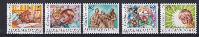 Luxembourg 1985 Portraits d'enfants - Caritas Issue MNH