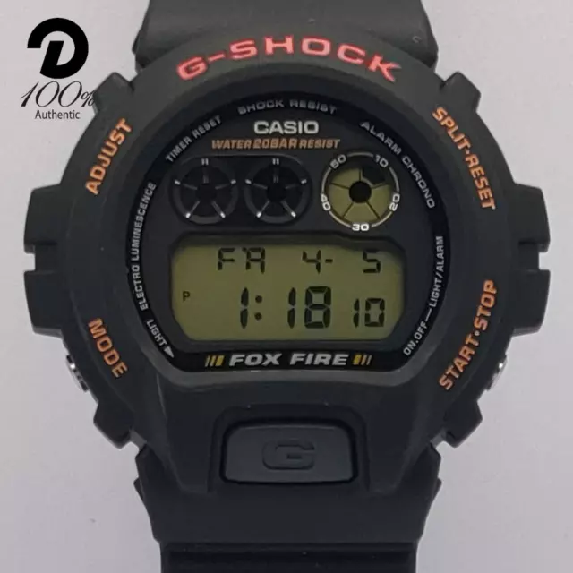 CASIO G-SHOCK DW-6900B-9 STANDARD BASIC FOX FIRE men Watch