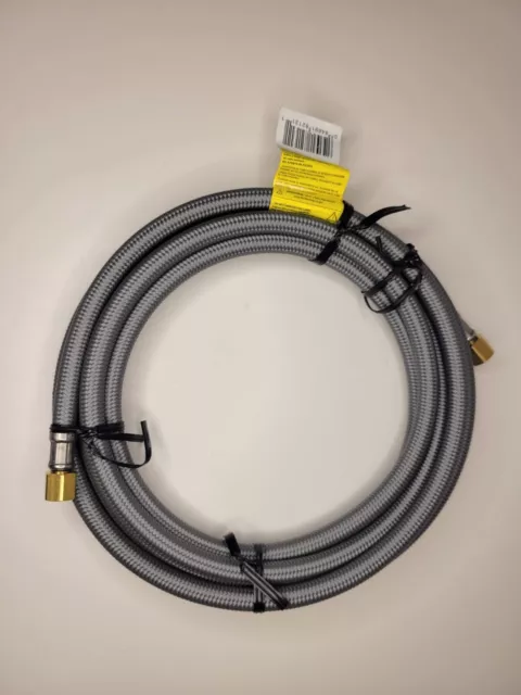 GE WX08X10012 12' Universal Braided Water Line for Ice Maker Dispenser Filter