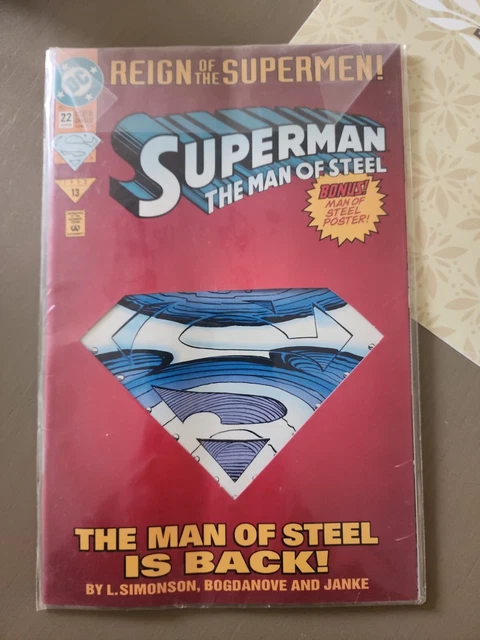 Superman The Man of Steel DC Comics #22 June 93 Reign of the Supermen