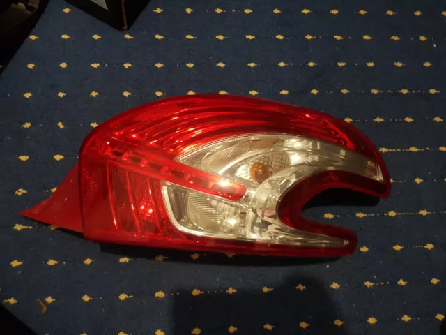 Original Peugeot 208 2012 Rear Driver Side Tail Light