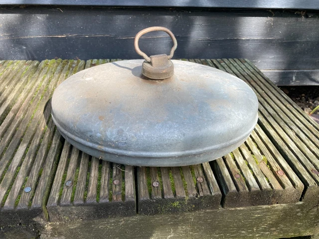 Vintage Aluminium Bed Warmer Display Door Stop