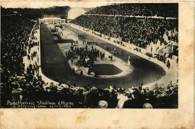 PC CPA GREECE, ATHÉNES, PANATHENAIC STADIUM, Vintage Postcard (b19999)