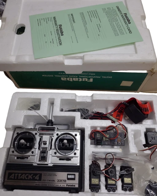 Futaba Attack-4 FP-T4NBL Digital Proportional Radio Control System 4 Channel R/C