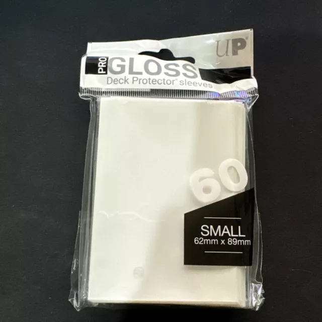 60 x Ultra Pro Clear PRO-Gloss Small Deck Protector Sleeves Game Cards 62 x 89mm