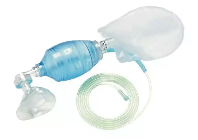 CPR First Aid Disposable Manual Resuscitator BVM Bag Sizes Adult / Child/ Infant