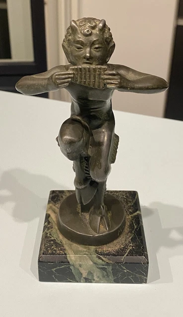 Sculpture d'une danseuse JEU de style Art déco par Max Le Verrier - En vente sur