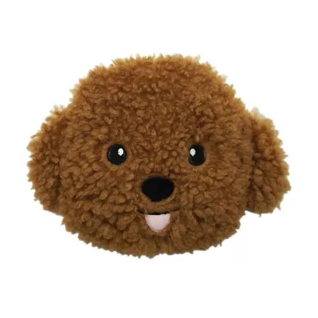 Microwavable Plush Wheat and Lavender Heat Pack - Cavapoo Fluffy Dog Head