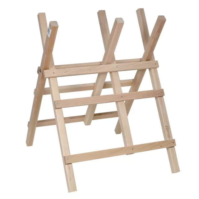 Chevalet support robuste en bois pour scier tronconner les buches