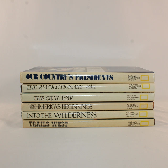 NATIONAL GEOGRAPHIC SOCIETY 1983 Lot of 6 Hardcover Books 2nd Printing