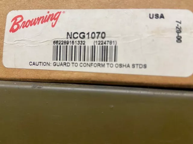 Browning NCG1070 Change Gear