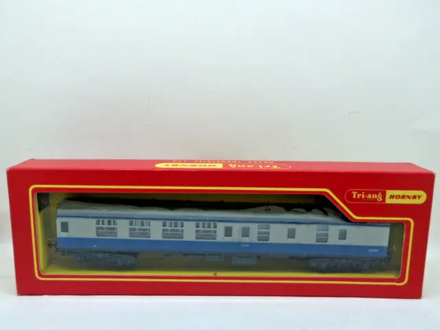 Tri-Ang Hornby Oo Gauge R728 Br Brake 2Nd Coach Blue With Seats. British Rail