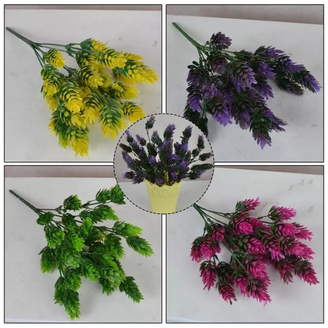 Acquista Piante di fiori artificiali da esterno in finta plastica per  giardino domestico 33 cm realistico