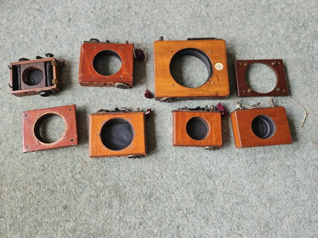 Piezas antiguas de madera para cámara