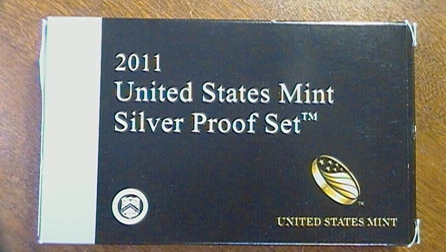 2011 Silver Proof Set Original Government Packaging Gem Coins Fast Shipping
