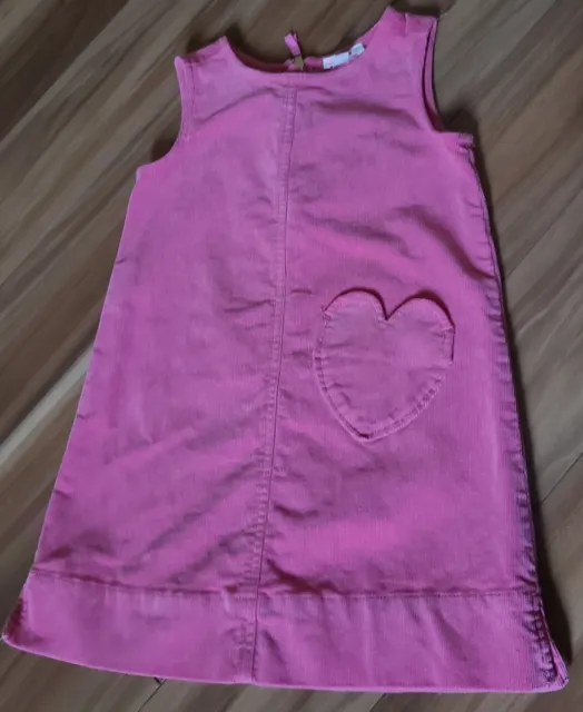 Crewcuts little girl size 4 heart jumper dress valentine's day pink J Crew