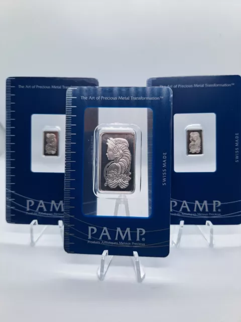 Silver Platinum Palladium Lady Fortuna, 3 Set, BU, Christmas Gift Idea