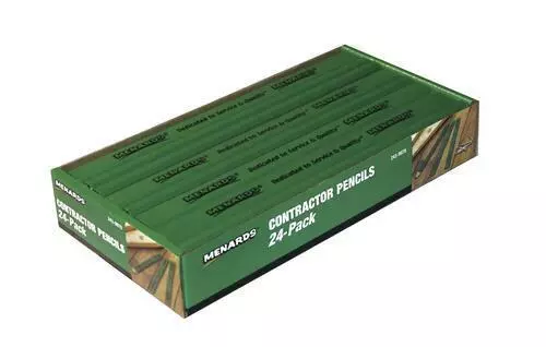Menards Contractor 24-pack Flat Carpenter Pencils