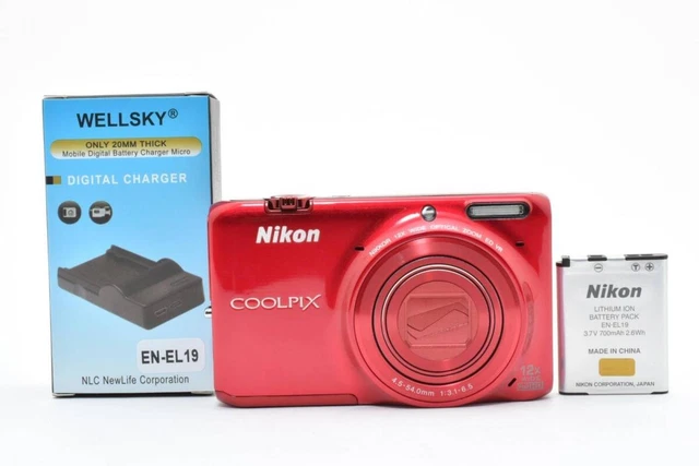 NIKON COOLPIX S6500 Rojo 760578 EUR 246,07 - PicClick ES