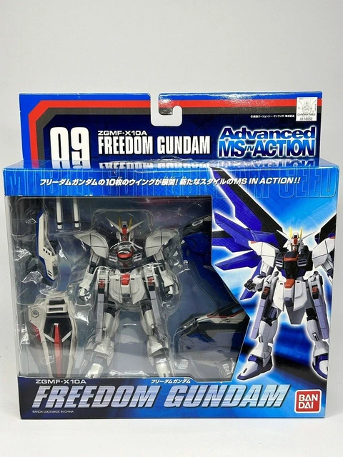 Action Figure ADVANCED MS IN ACTION Justice Gundam | Import Giappone, 13 Cm, Posabile, Non Necessita Montaggio