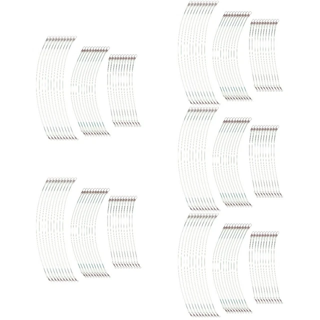 WNUV Émerillons Pêche Acier Inoxydable | Lot De 50 | Rotation Fluide | Pour Eau Douce Et Salée