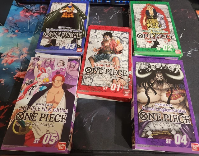 ONE PIECE TCG Starter Deck Complete Set Of 5 Sealed 258.80 PicClick